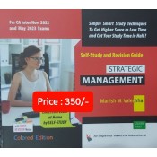 Valechha's Self & Revision Guide Strategic Management for CA Inter November 2022 Exam [New Syllabus] by Manish M. Valechha 